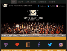 Tablet Screenshot of gbcivic.org